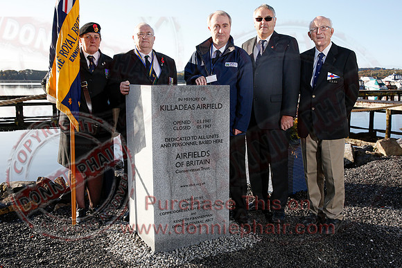 Lough Erne Yacht Club unveil Airfields stone Memorial -2