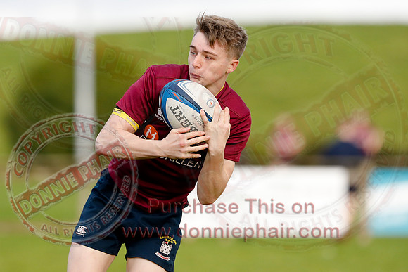 Enniskillen 1st XV (8) V Instonians 1st XV (3) in Ulster Rugby Championship Division One-2