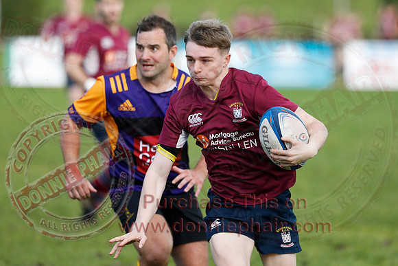 Enniskillen 1st XV (8) V Instonians 1st XV (3) in Ulster Rugby Championship Division One-3