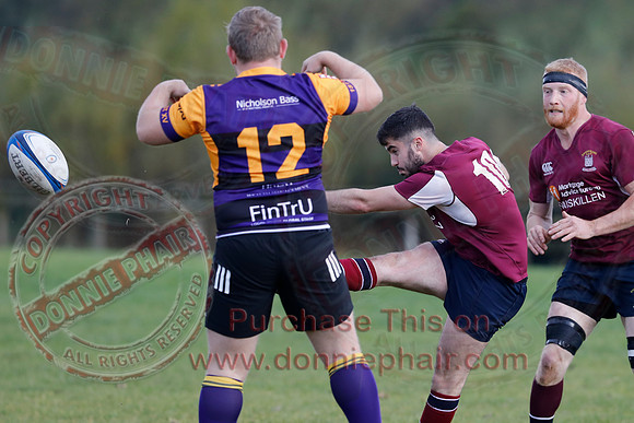 Enniskillen 1st XV (8) V Instonians 1st XV (3) in Ulster Rugby Championship Division One-7