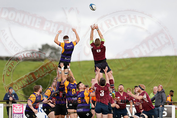 Enniskillen 1st XV (8) V Instonians 1st XV (3) in Ulster Rugby Championship Division One-8