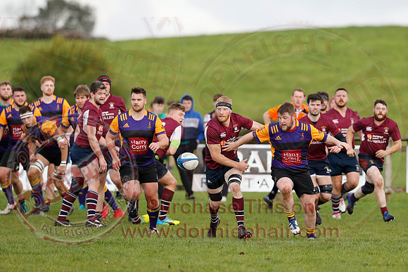 Enniskillen 1st XV (8) V Instonians 1st XV (3) in Ulster Rugby Championship Division One-9