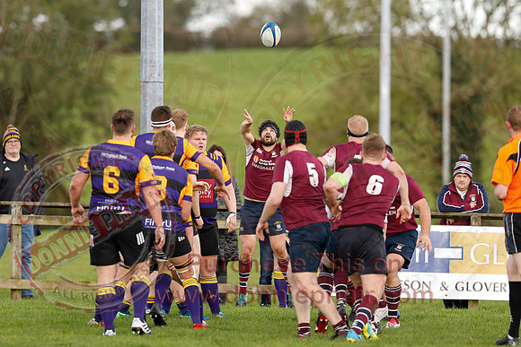 Enniskillen 1st XV (8) V Instonians 1st XV (3) in Ulster Rugby Championship Division One-11