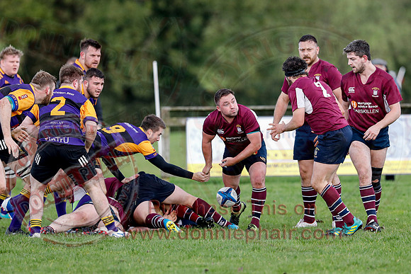 Enniskillen 1st XV (8) V Instonians 1st XV (3) in Ulster Rugby Championship Division One-12