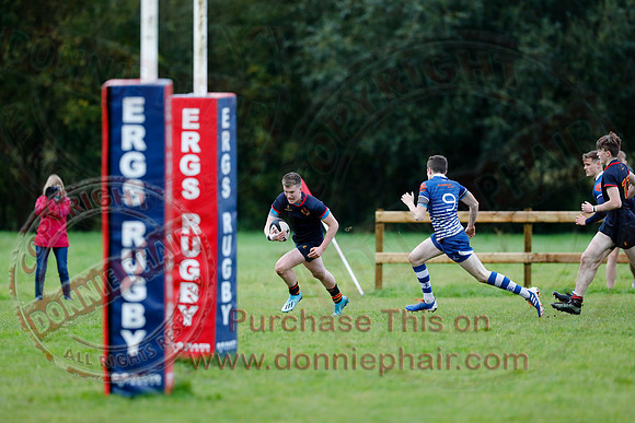 ERGS 1st XV (83) V Portadown 1st XV (0) in Schools Rugby Cup-7