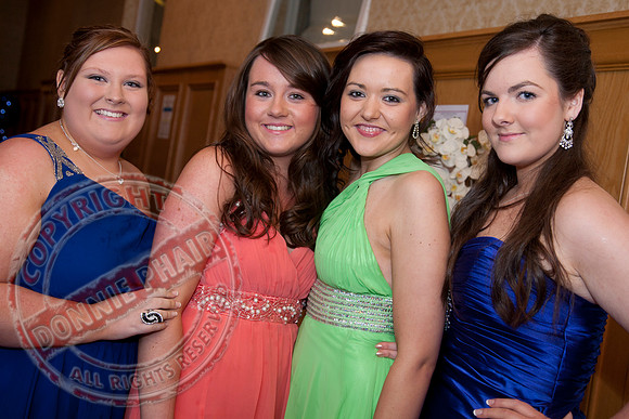 Collegiate Formal held in Corick House Hotel, County Tyrone.