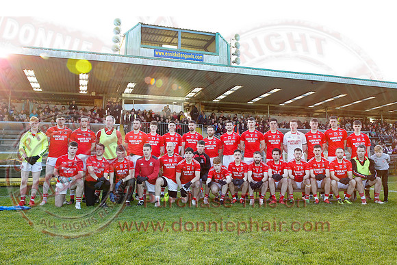 Derrygonnely Harps (1-17) V Trillick St Macatans (3-11) with Derrygonnelly winning 6-5 on pens in Ulster Club Senior GAA Football Championship Quarter Final-1