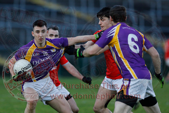 Derrygonnely Harps (1-17) V Trillick St Macatans (3-11) with Derrygonnelly winning 6-5 on pens in Ulster Club Senior GAA Football Championship Quarter Final-65