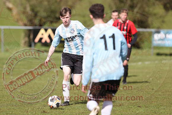 Lisbellaw (3) V Irvinestown (1) in Mercer Football League-11