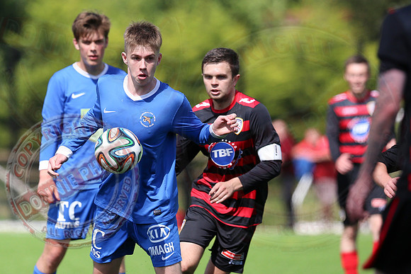 Ballinamallard United Reserve (3) V Coleraine Reserve (2) in IFA Reserve League.