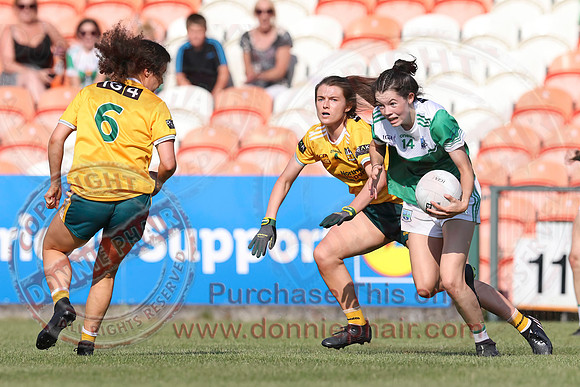 Antrim (3-15) V Fermanagh (0-11) in Ladies All Ireland GAA Football Junior Championship Final Replay-50