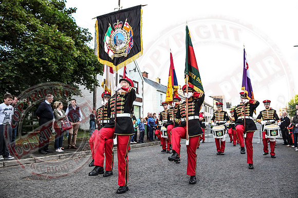 Loyalist Parade and Residents Protest in Newtownbutler