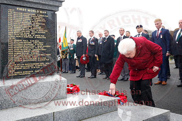 Remembrance Sunday in Fivemiletown-5