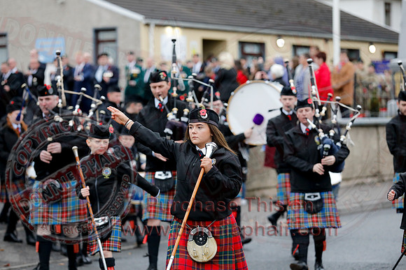 Remembrance Sunday in Fivemiletown-12