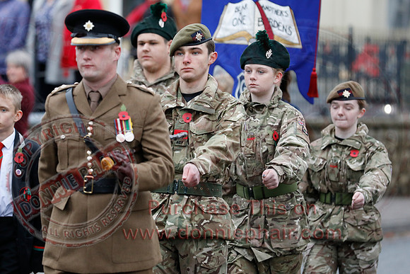 Remembrance Sunday in Fivemiletown-19