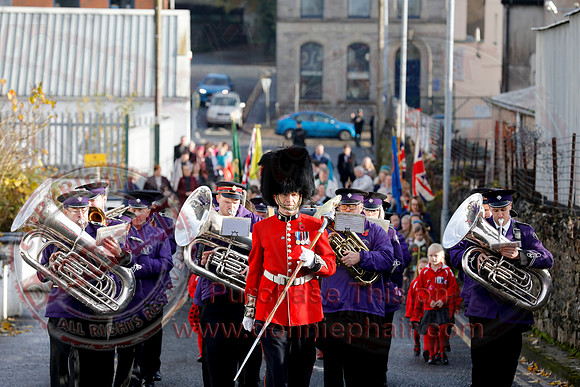 Remembrance Sunday in Lisnaskea-7