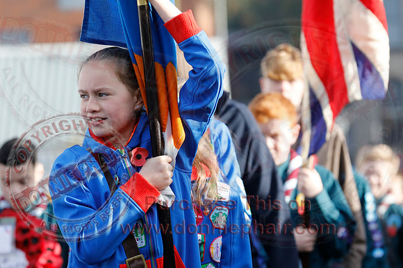 Remembrance Sunday in Lisnaskea-12