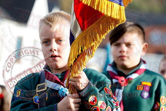 Remembrance Sunday in Lisnaskea-14