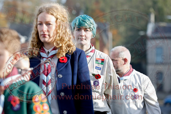 Remembrance Sunday in Lisnaskea-15