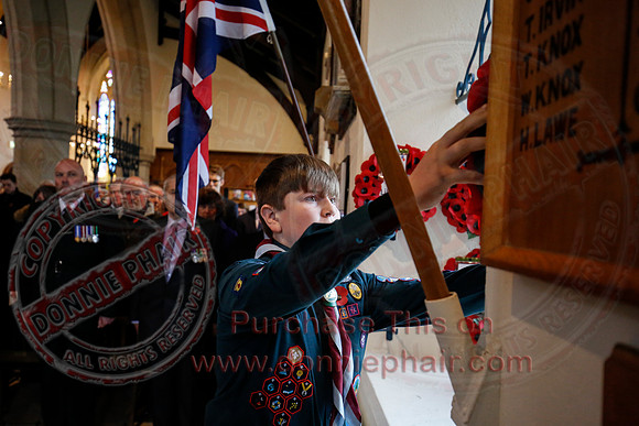 Remembrance Sunday in Lisnaskea-24