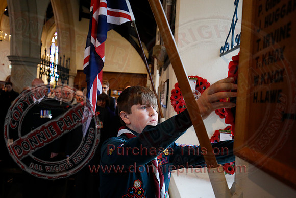 Remembrance Sunday in Lisnaskea-25