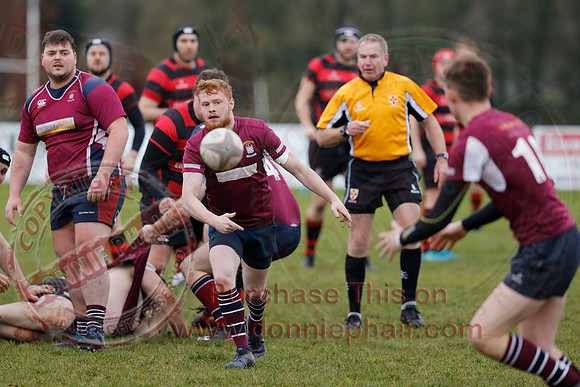 Enniskillen 2nd XV (0) V Armagh 3rd XV (10) in Provincial Division Two Rugby.-11