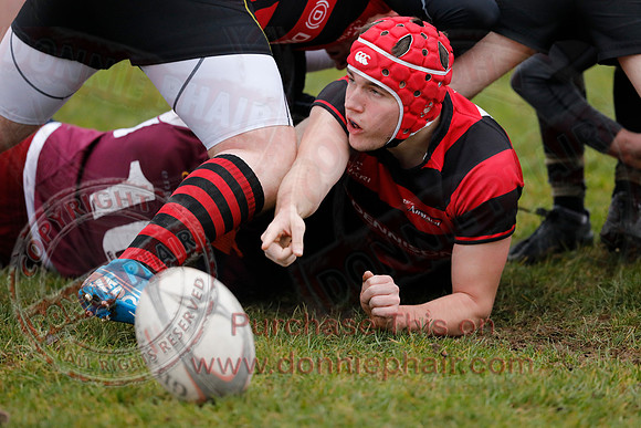 Enniskillen 2nd XV (0) V Armagh 3rd XV (10) in Provincial Division Two Rugby.-18