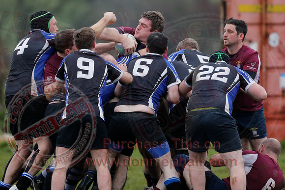 Enniskillen 3rd XV (19) V Inishowen (3) in Ulster Rugby Regional West-2