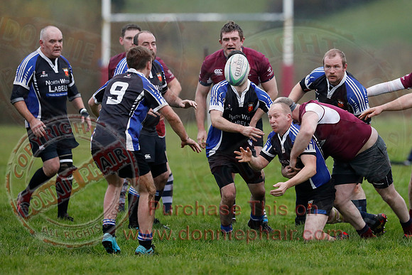 Enniskillen 3rd XV (19) V Inishowen (3) in Ulster Rugby Regional West-4