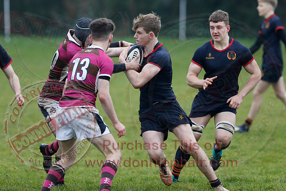 ERGS 1st XV (40) V Dungannon 1st XV (10) in Schools Rugby Cup-1