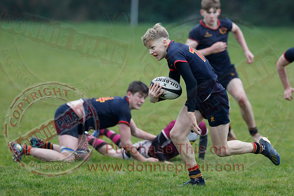 ERGS 1st XV (40) V Dungannon 1st XV (10) in Schools Rugby Cup-3