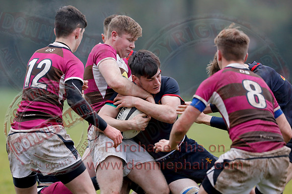 ERGS 1st XV (40) V Dungannon 1st XV (10) in Schools Rugby Cup-12