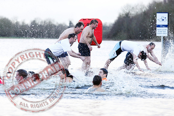 Galloon Island Charity Swim taken near Newtowbutler, County Fermanagh.  The swim takes place every year as with the people swimming for charity.