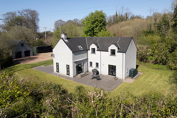Aerial shot of home in Lisnarick-2