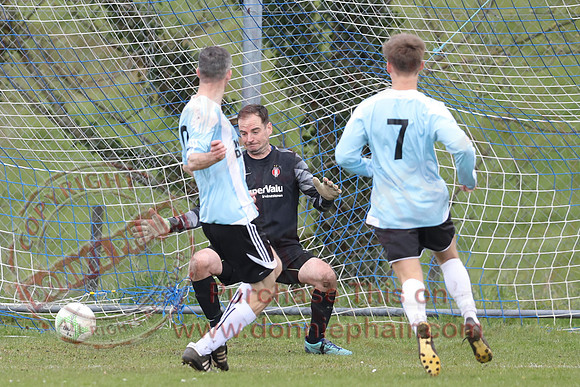 Lisbellaw (3) V Irvinestown (1) in Mercer Football League-3