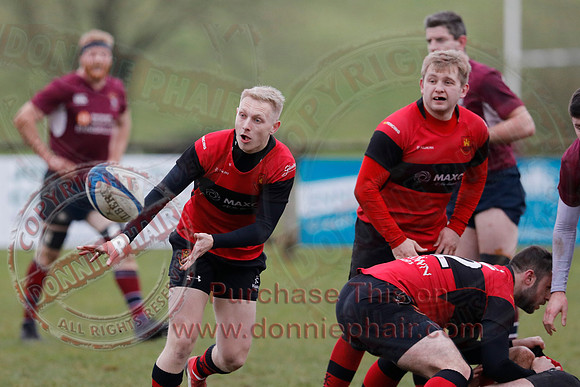 Enniskillen 1st XV (38) V Carrickfergus 1st XV (5) in Ulster Rugby Championship Division One-7