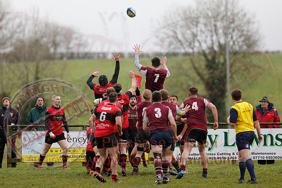 Enniskillen 1st XV (38) V Carrickfergus 1st XV (5) in Ulster Rugby Championship Division One-9