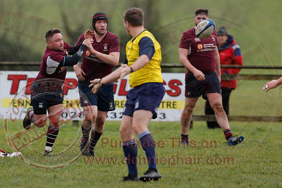 Enniskillen 1st XV (38) V Carrickfergus 1st XV (5) in Ulster Rugby Championship Division One-10