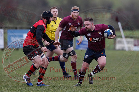 Enniskillen 1st XV (38) V Carrickfergus 1st XV (5) in Ulster Rugby Championship Division One-11