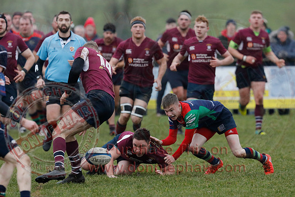 Enniskillen 1st (24) V Clogher Valley 1st XV (21) in Ulster Rugby Championship Division One-6