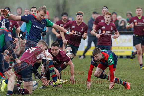 Enniskillen 1st (24) V Clogher Valley 1st XV (21) in Ulster Rugby Championship Division One-7