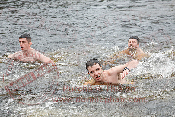 Galloon Island Charity Swim on New Years Day-14