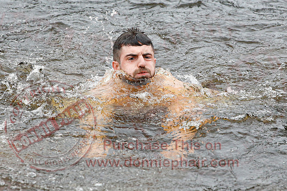 Galloon Island Charity Swim on New Years Day-16