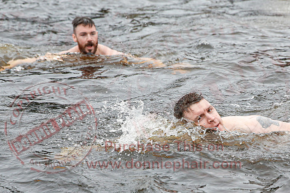 Galloon Island Charity Swim on New Years Day-18