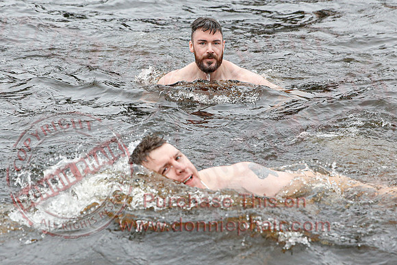 Galloon Island Charity Swim on New Years Day-19