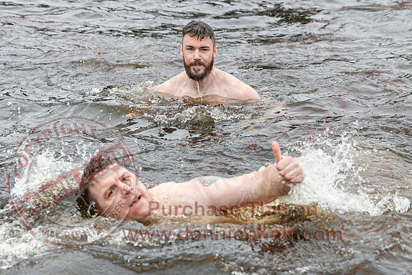 Galloon Island Charity Swim on New Years Day-20