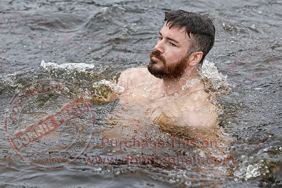 Galloon Island Charity Swim on New Years Day-23