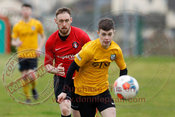 Irvinestown (5) V St. James Swifts (1) in Junior Cup Football-4