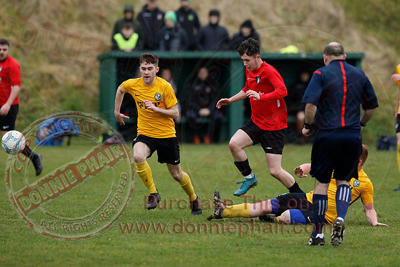 Irvinestown (5) V St. James Swifts (1) in Junior Cup Football-5
