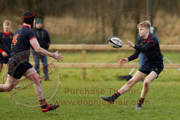 ERGS 1st XV (43) V Belfast Royal Academy 1st XV (5) in Schools Friendly Rugby-2